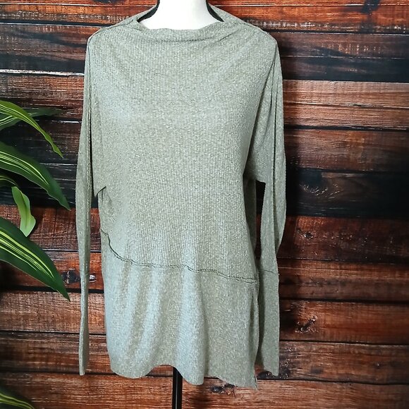 We The Free Top S Londontown Oversized Thermal Tunic Free People - Picture 2 of 10